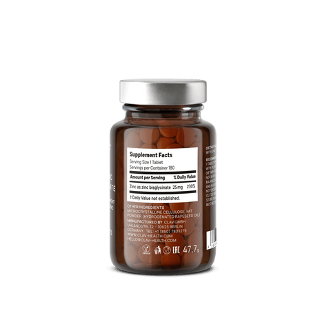 25mg-Zinc-Bisglycinate-Tablets